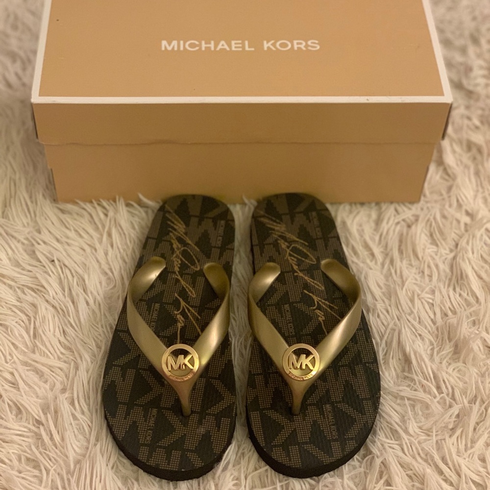 Michael Kors flip flops